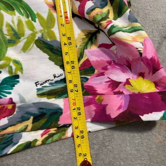 Farm Rio Off-White Painted Flowers Romper - Picture 11 of 11